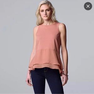 Simply Vera Vera Wang Ruffled Peplum